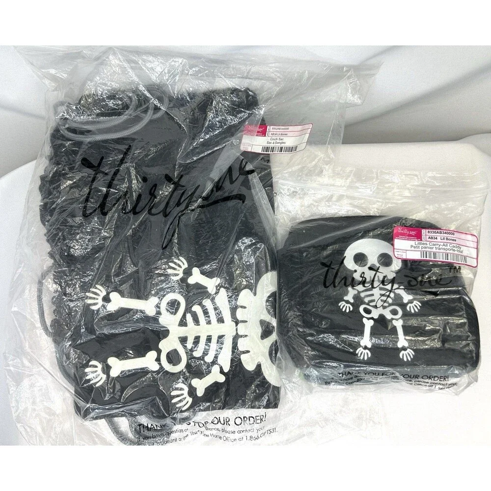 Thirty One Lil Bones Cinch Sac & Littles Carry-All Caddy